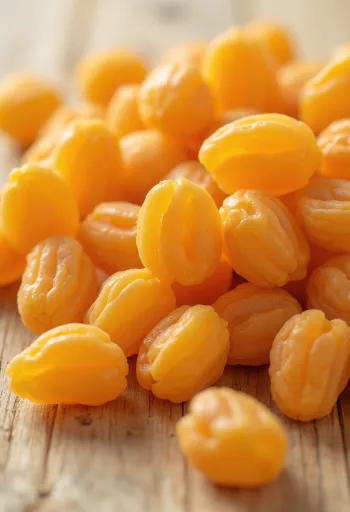 Αποξηραμένα βερίκοκα σε μπολ με φρέσκα βερίκοκα και μέλι