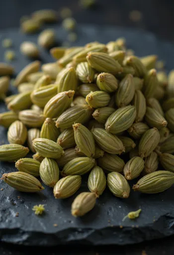 ολόκληρος μαραθόσπορος σε ξύλινη επιφάνεια