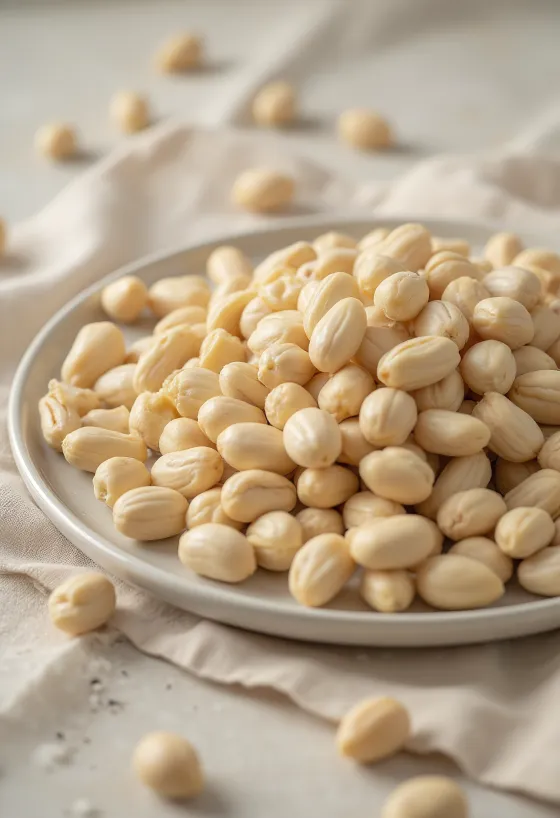 Διαφορετικές ποικιλίες κουκουναριού σε σωρούς: ευρωπαϊκό, κορεάτικο, σιβηριανό