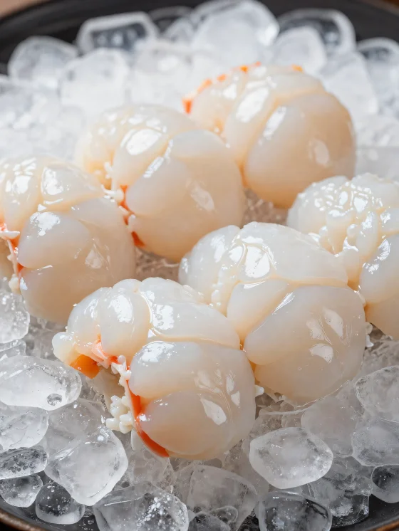 Φρέσκος αστακός σε ρουστίκ ξύλινη επιφάνεια με λεμόνι και μυρωδικά