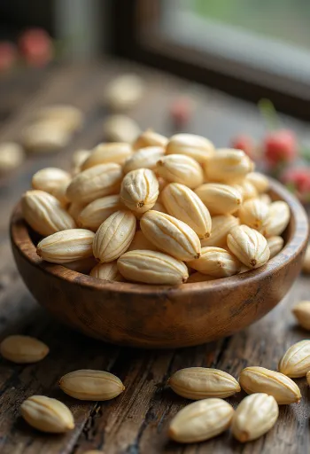 Σπόροι από Δάκρυ του Ιώβ (Κινέζικο Κριθάρι) σε φυσικό φόντο