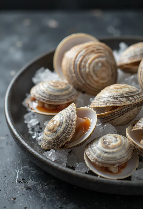 Αχιβάδα Cherrystone ανοιχτή