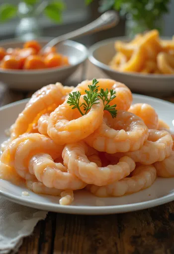 Φρέσκια σάρκα από κυδώνια σε πάγο με λεμόνι