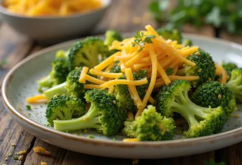 Πιάτο με πέστο μπρόκολου και τυρί cheddar