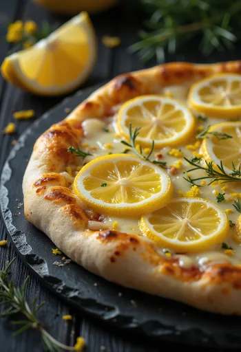 Pizza al Limone με γεύση λεμόνι