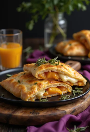 Φρεσκοψημένο καλτσόνε με κολοκύθα