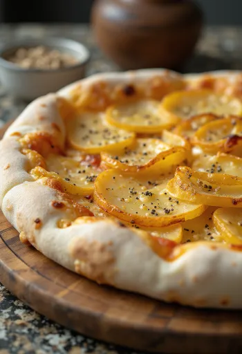 Pizza al Patate με πατάτες και τυρί