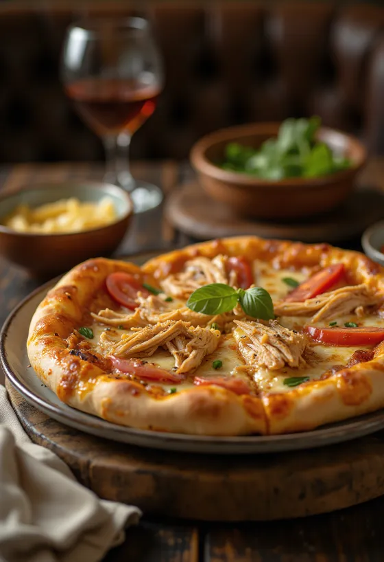 Pizza Nigérienne σερβιρισμένη