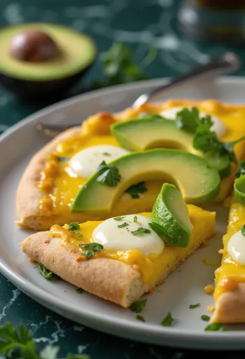 Pizza Peruana σερβιρισμένη