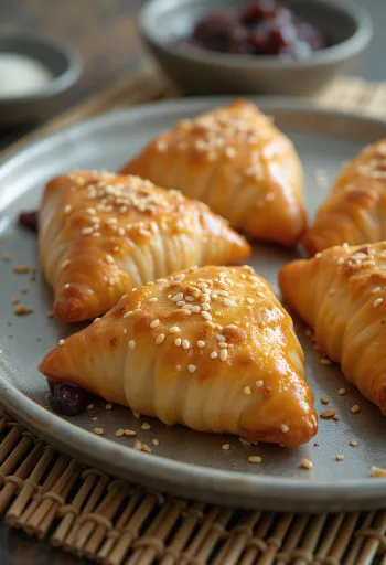 Taiyaki με σουσάμι, σε χρυσοκάστανη ζύμη, φρέσκο και λαχταριστό