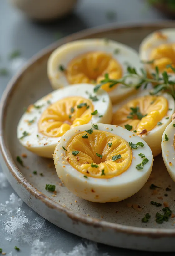 Ψητή μελιτζάνα με σκόρδο σερβιρισμένη