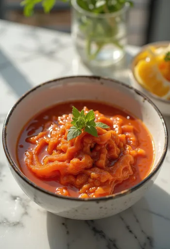 Σάλτσα Gochujang σερβιρισμένη