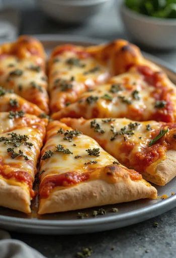 St. Louis Style Pizza με λεπτή ζύμη και τυρί Provel