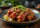 Gochujang galbi, κορεάτικο μοσχάρι με φρέσκο κρεμμυδάκι και σουσάμι