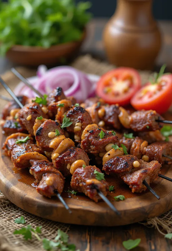Suya σερβιρισμένο