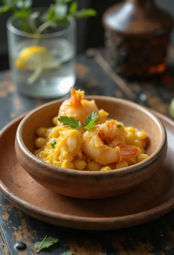 Acarajé με βαταπά, τραγανό βραζιλιάνικο φαγητό με σάλτσα καρύδας