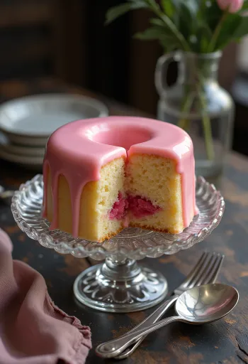 Τούρτα πουντς σερβιρισμένη