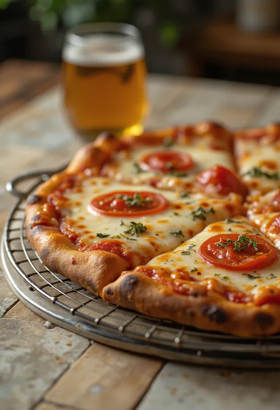 Πίτσα New York Style με λεπτή ζύμη και μεγάλα κομμάτια