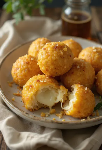 Ρυζοκροκέτες σερβιρισμένες