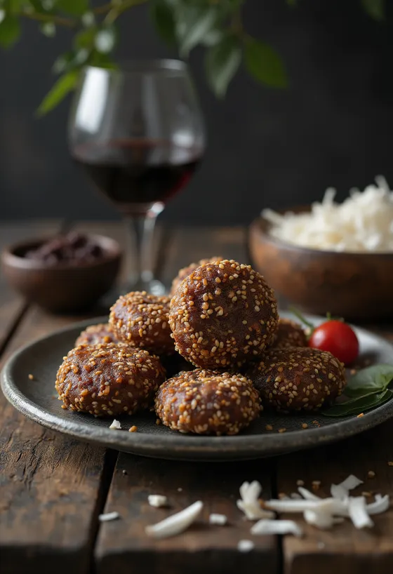Anarsa με jaggery, νόστιμο ινδικό γλυκό, τραγανό εξωτερικά