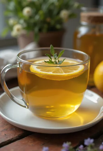 Τσάι φλαμουριάς φρεσκοσερβιρισμένο