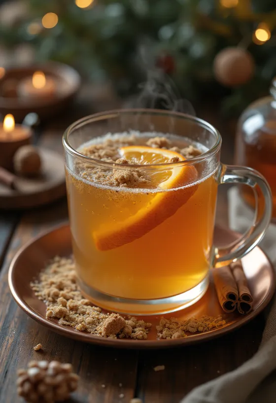 Μηλίτης με μοσχοκάρυδο σε κούπα