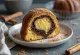 Κέικ Bundt κανέλα-σοκολάτα σερβιρισμένο