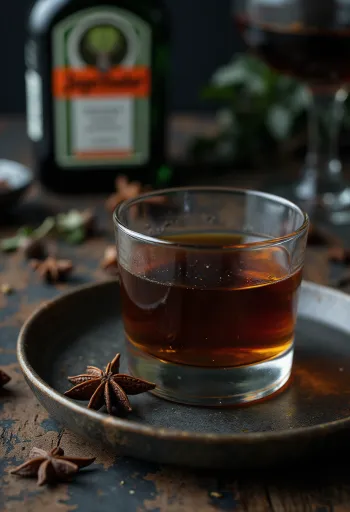 Σπιτικό Jägermeister σερβιρισμένο σε μπουκάλι