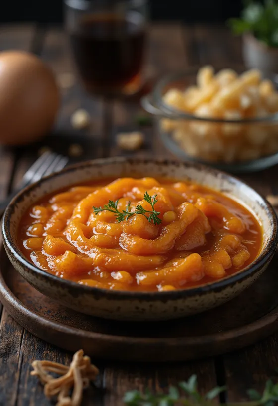 Καυτερή σάλτσα Mitmita σερβιρισμένη με ψωμί ιντζέρα