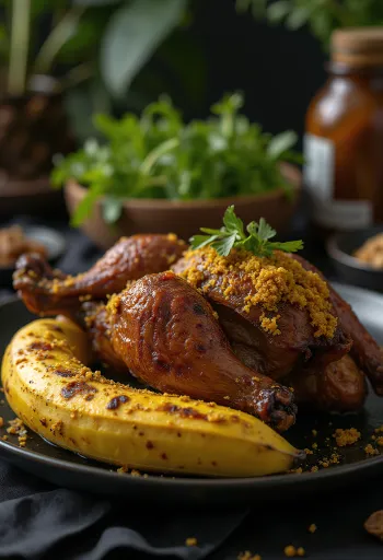 Πάπια Betutu σερβιρισμένη με ρύζι και λαχανικά ατμού