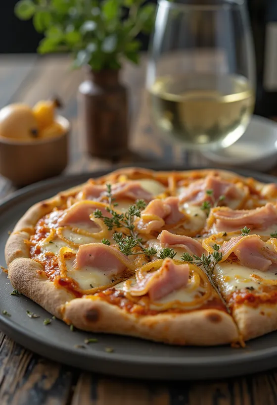Pizza alla Messinese με τόνο και κρεμμύδι