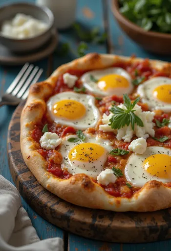 Pizza alla Norma με σικελιάνικη μελιτζάνα και ρικότα