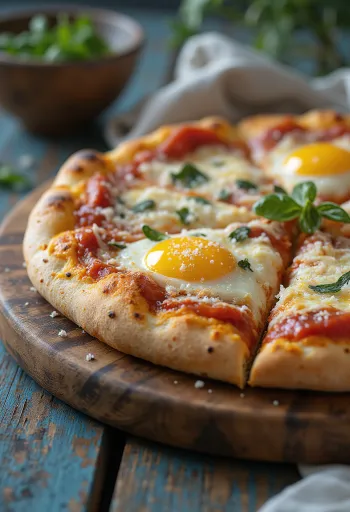 Pizza alla Parmigiana με μελιτζάνα και παρμεζάνα