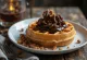 Βάφλες Sacher σερβιρισμένες