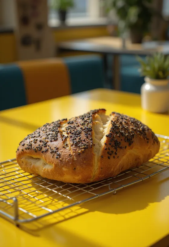 Dinkelbrot γερμανικό ψωμί ντίνκελ φρεσκοψημένο