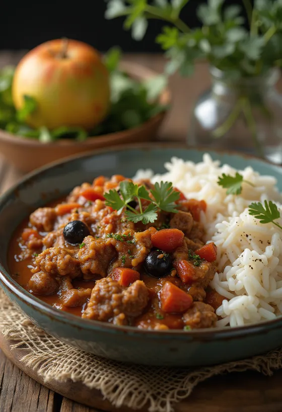 Picadillo σερβιρισμένο