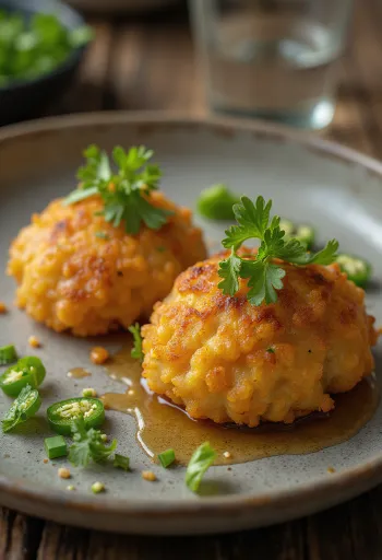 Φρεσκοφτιαγμένα Aama Vada, τραγανά και πικάντικα μπαλάκια φακής