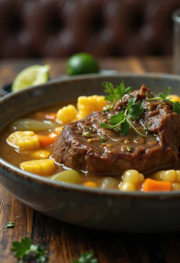 Caldo de Res, μεξικάνικη μοσχαρόσουπα με λαχανικά