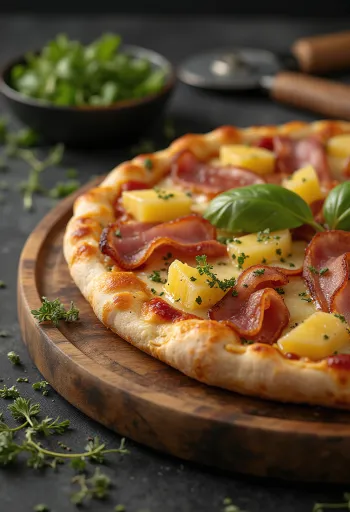 Πίτσα Χαβάη Meat Lovers με έξτρα ζαμπόν και μπέικον