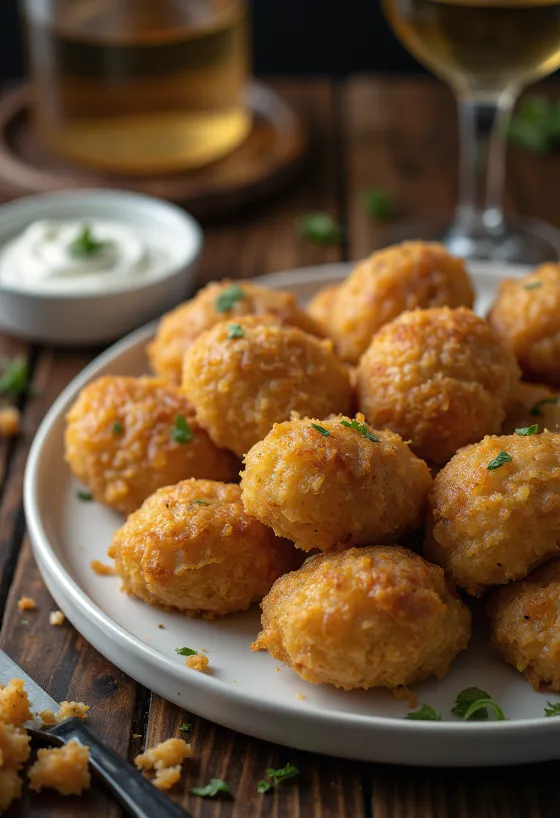 Kibbeh, κεφτεδάκια Μέσης Ανατολής σερβιρισμένα