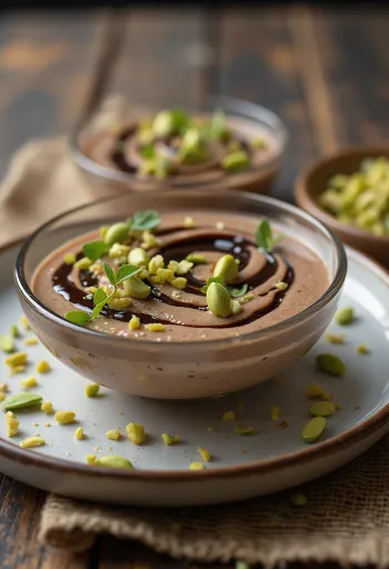 Shrikhand με σοκολάτα, κρεμώδες επιδόρπιο γάλακτος με σοκολάτα και εκλεκτά μπαχαρικά